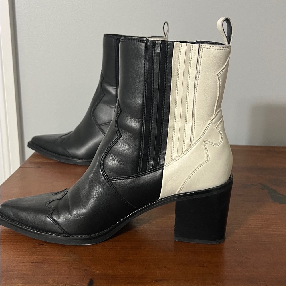 DOLCE VITA Jaklin Faux Leather Cowboy Boots - Picture 8 of 12